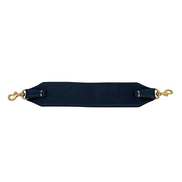CLARE V. Le Box Bag Strap in Navy - Picture 3 of 8